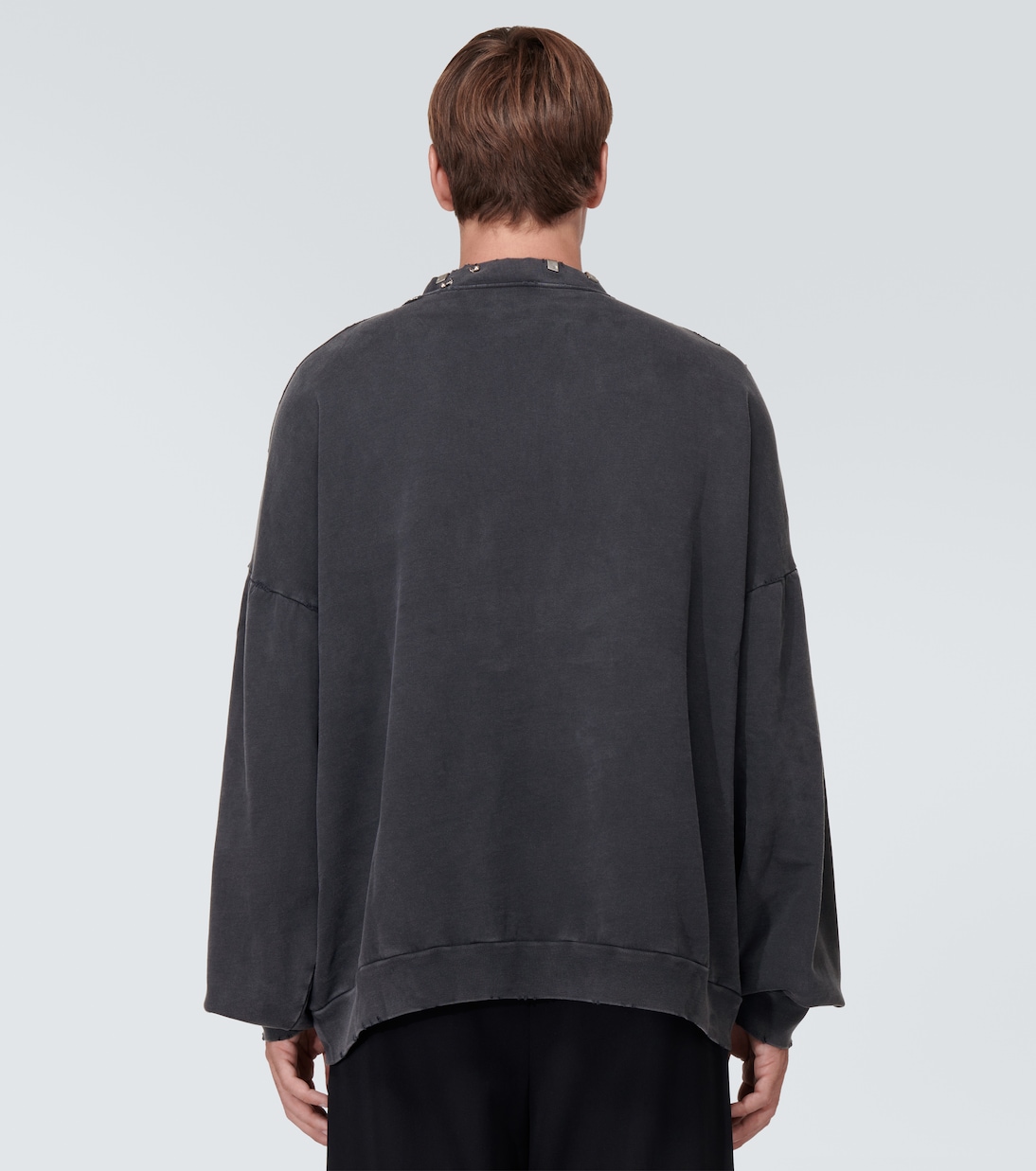 Sudadera Round Pierced de algodón | Balenciaga