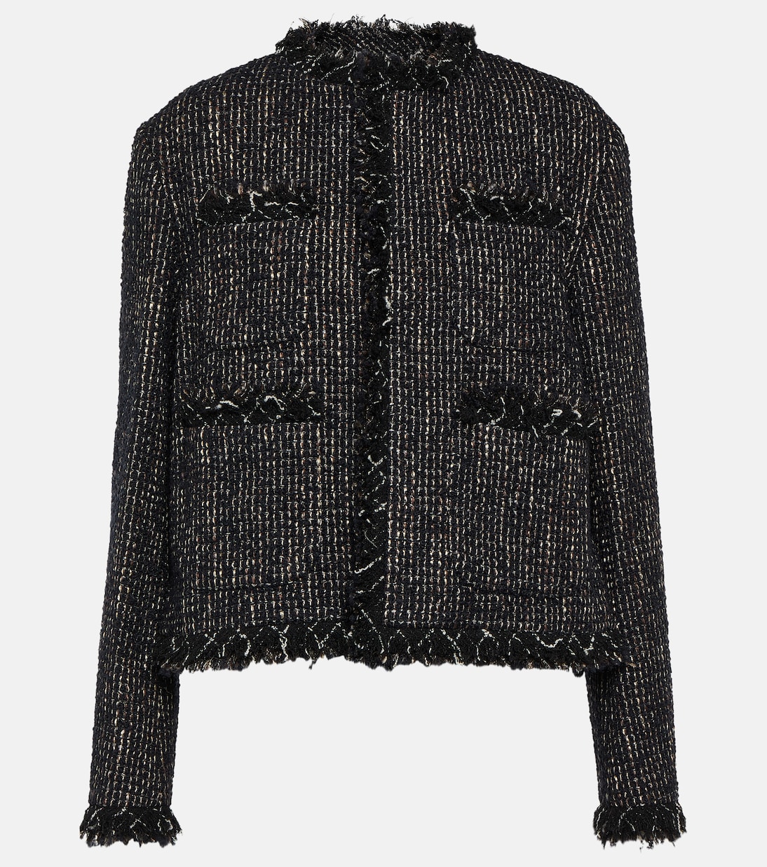 Cropped tweed jacket | Sacai