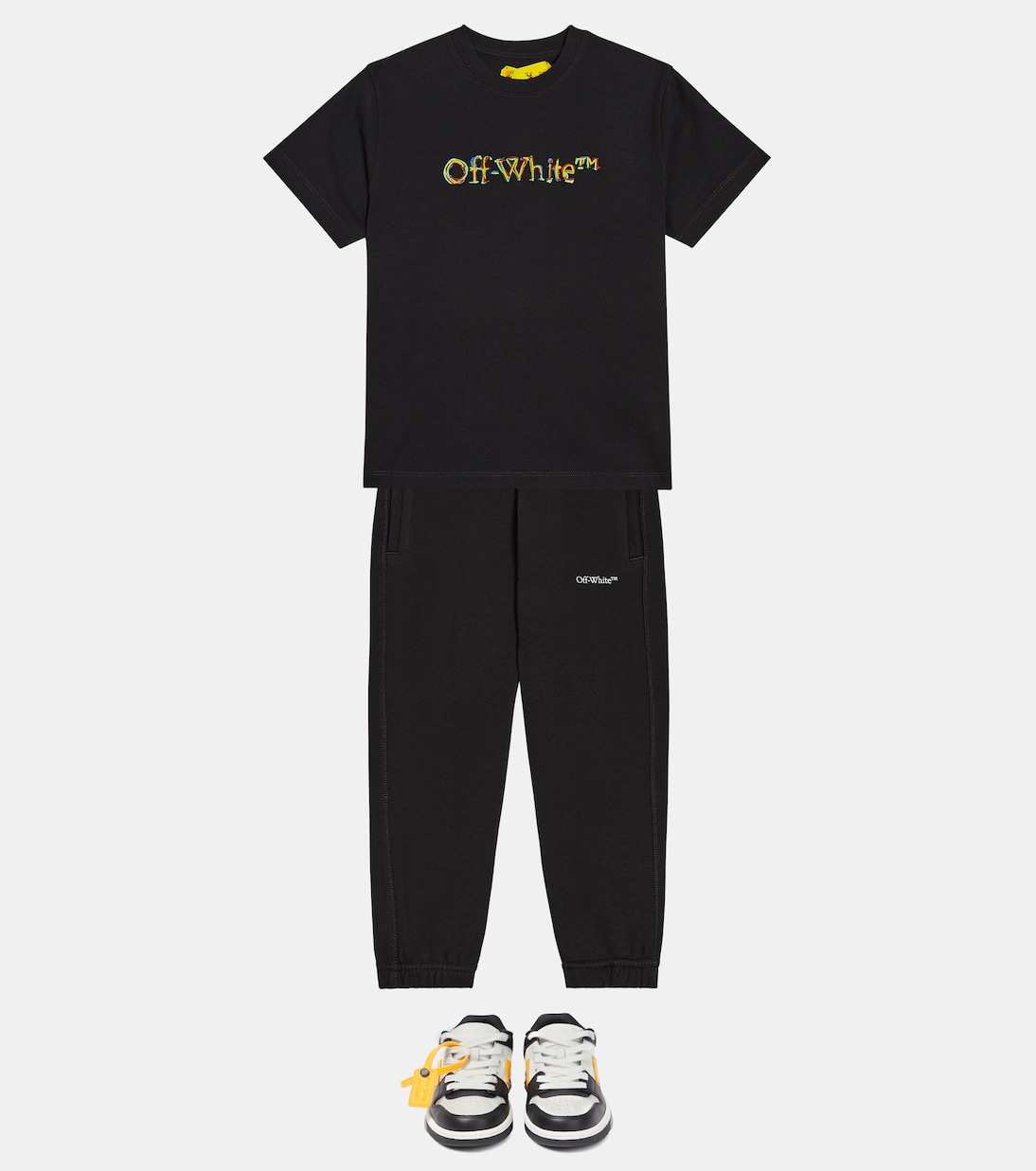 Pantalon de survêtement en coton à logo | Off-White Kids
