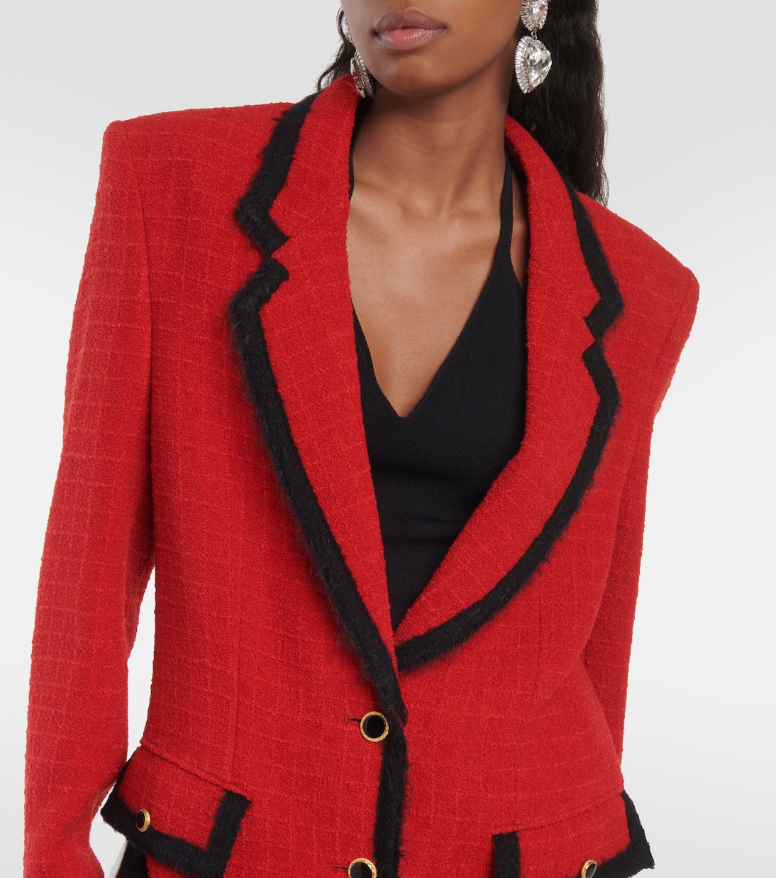 Wool-blend bouclé jacket | Alessandra Rich