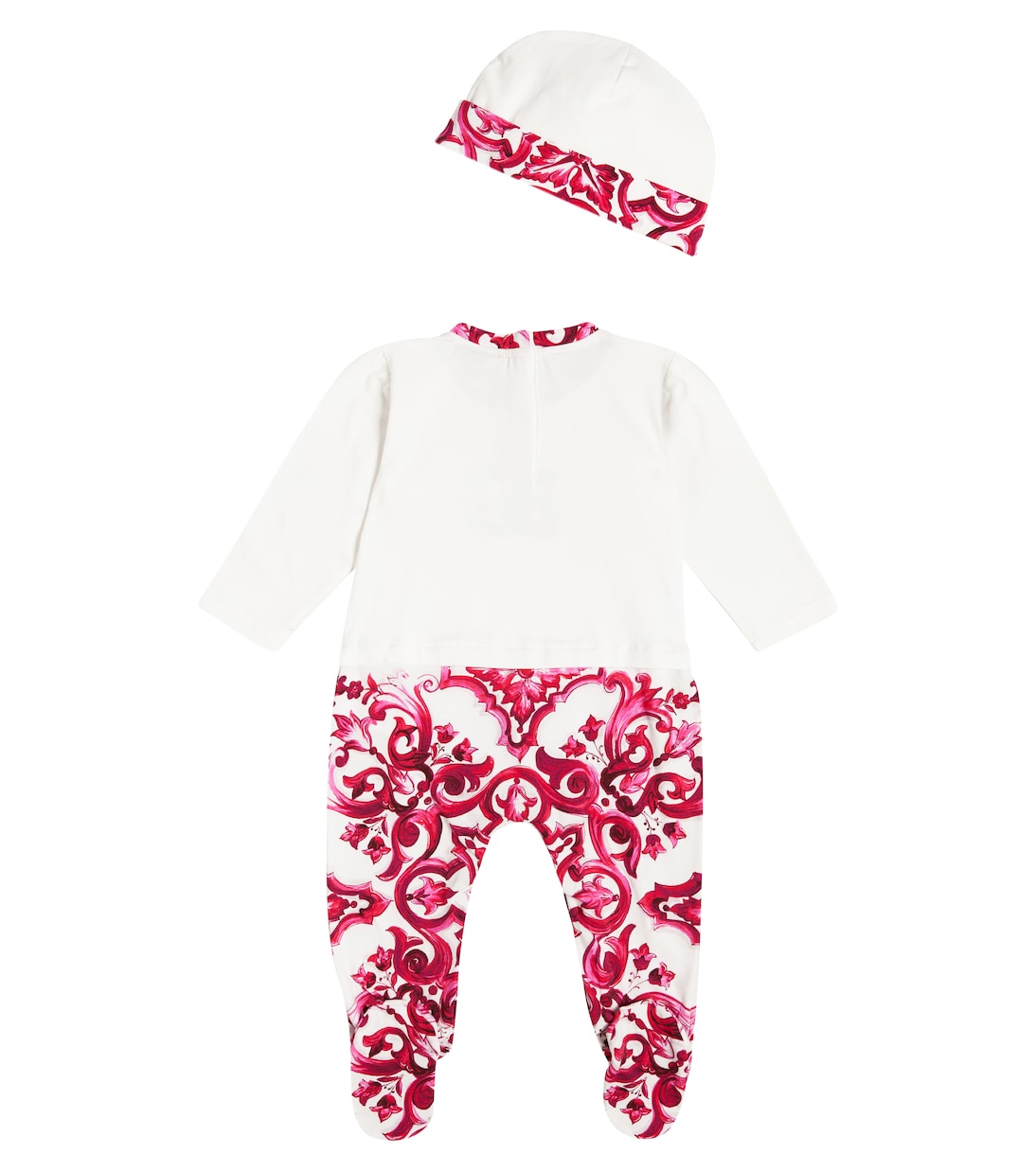 Bebé - set de mono, babero y gorro de algodón | Dolce&Gabbana Kids