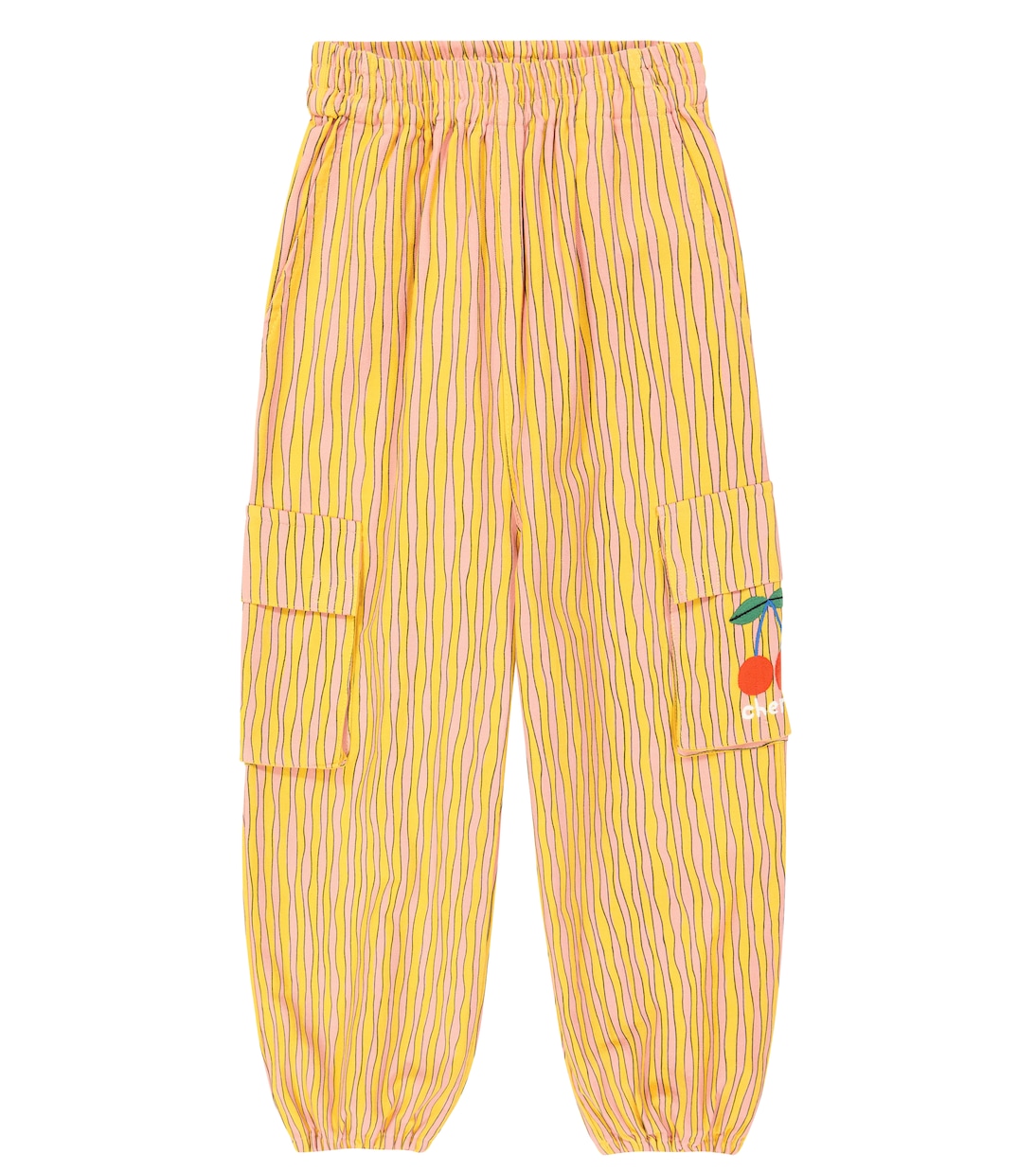 Printed cotton cargo pants | Jellymallow