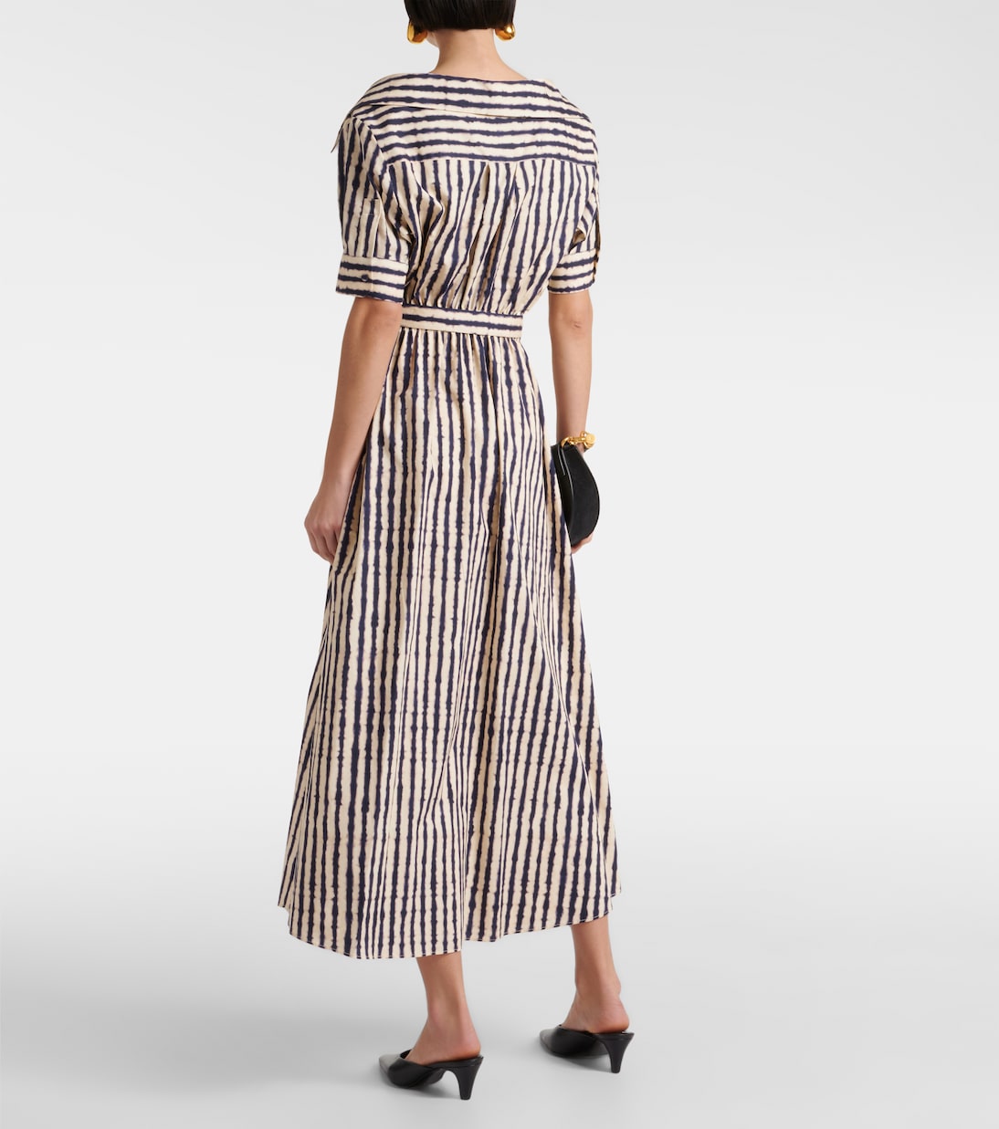 Vestido midi Lydia de mezcla de algodón | Altuzarra