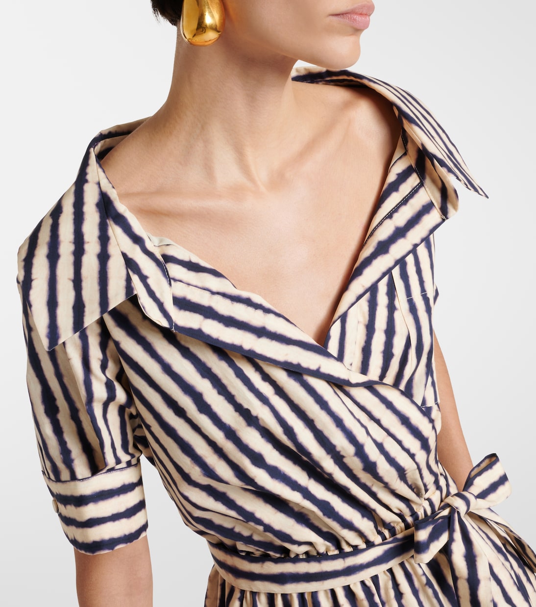 Vestido midi Lydia de mezcla de algodón | Altuzarra