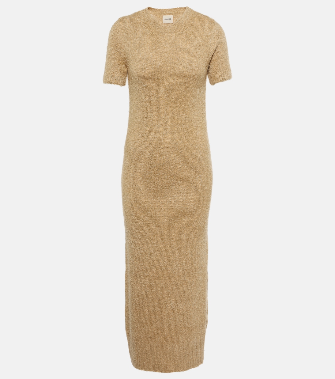 Robe longue Helen en soie et cachemire | Khaite