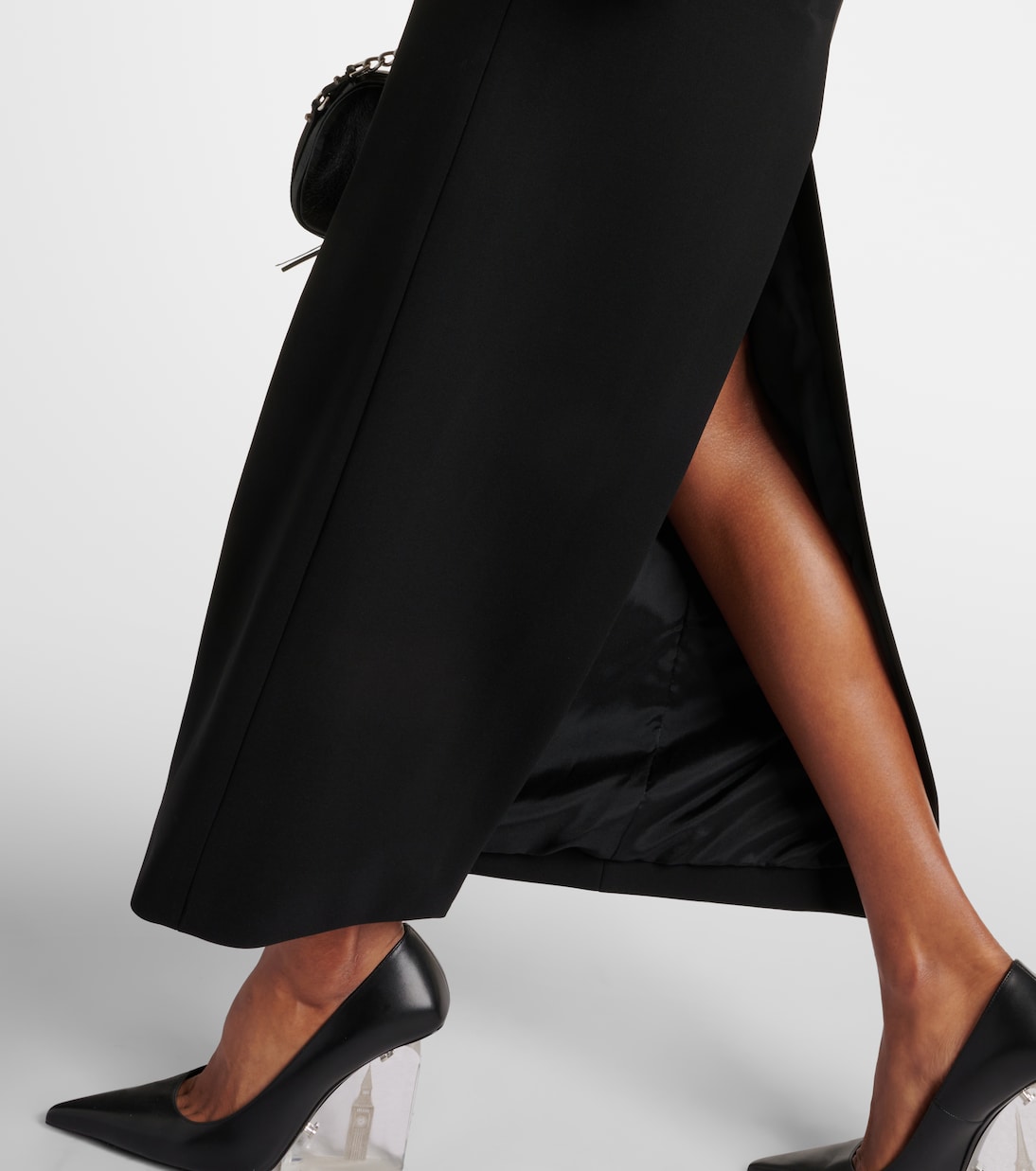 Robe mit Leder | Jean Paul Gaultier