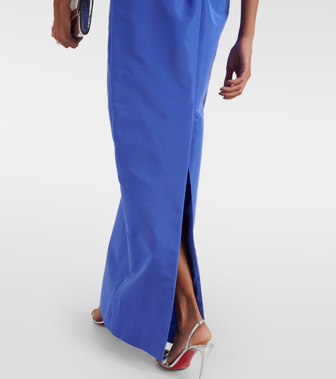 Bow-detail silk faille gown | Carolina Herrera