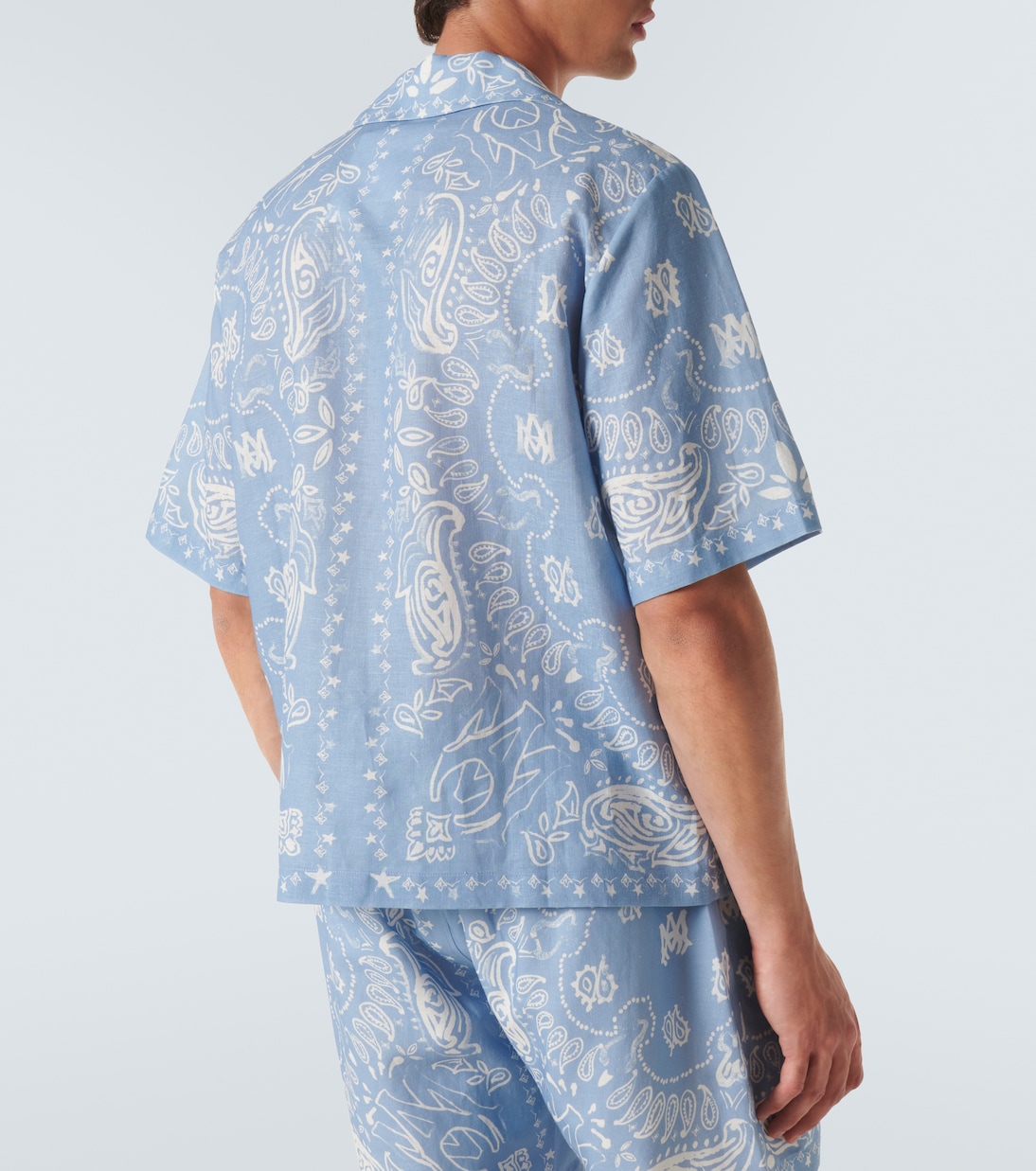 Chemise Bandana en lin et coton | Amiri