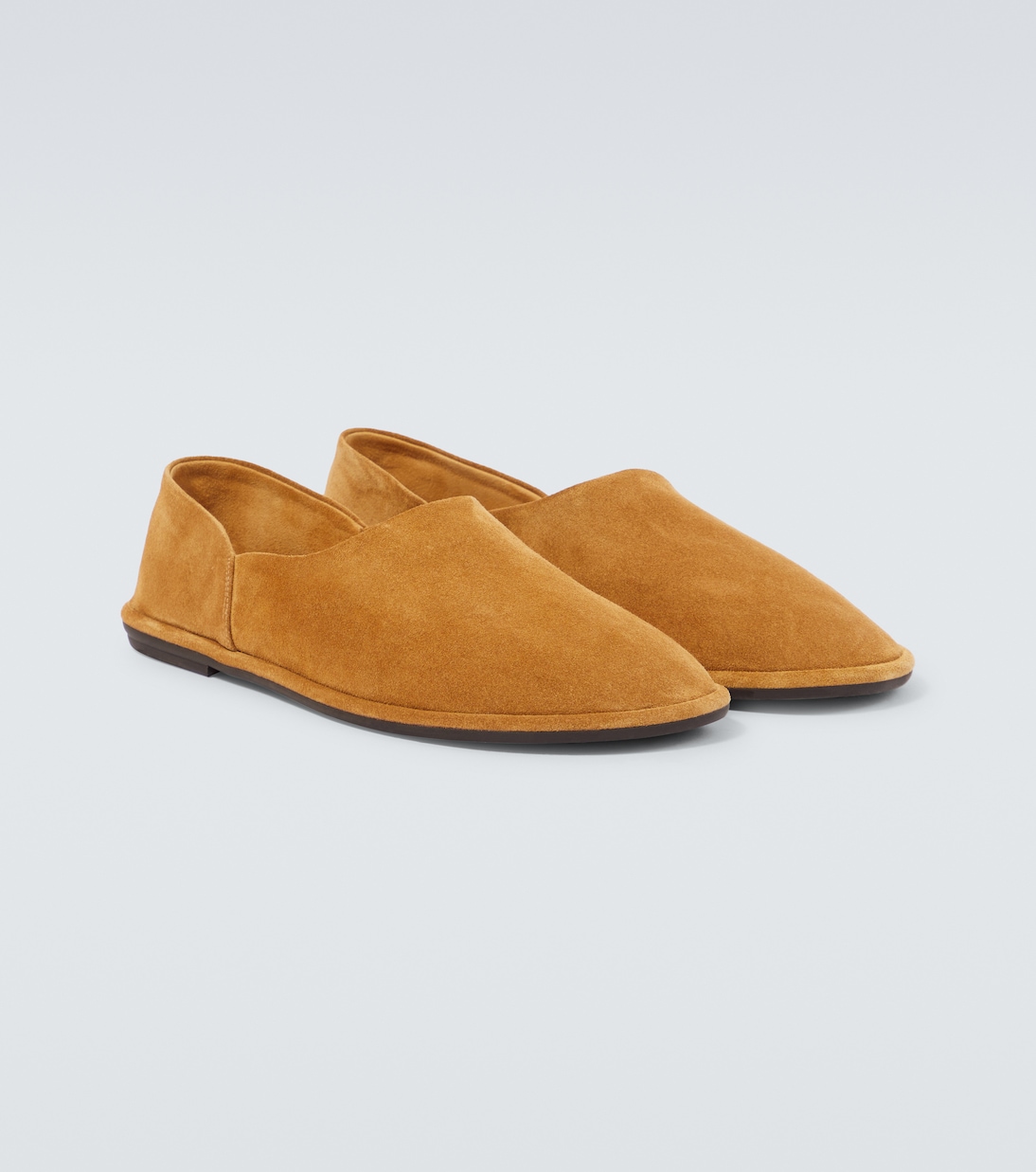 Canal suede slip-on shoes | The Row