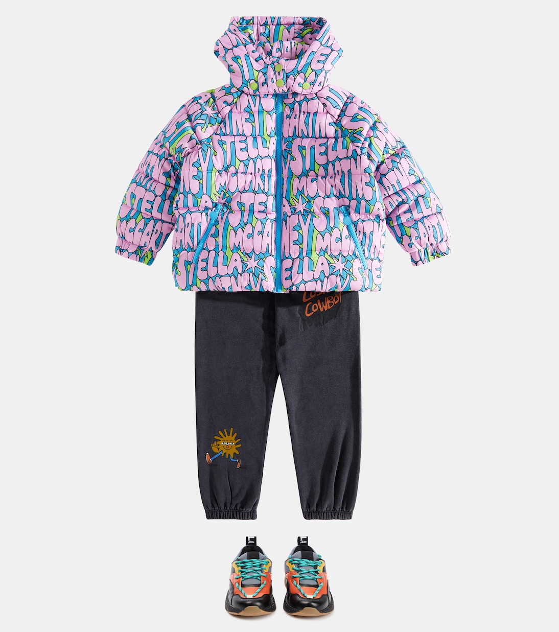 Printed puffer jacket | Stella McCartney Kids