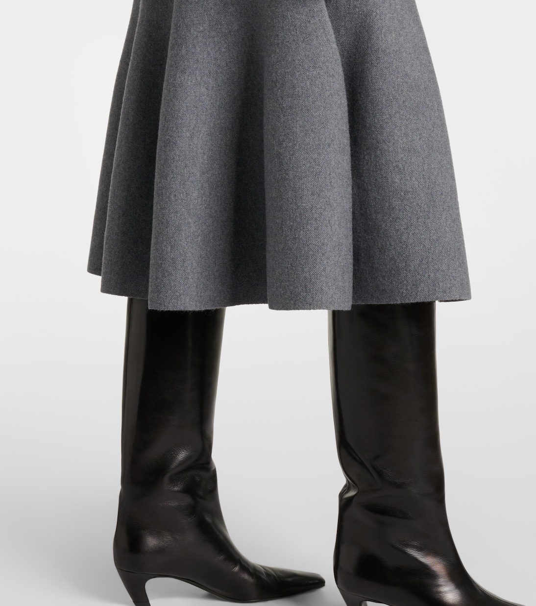 Falda midi Odil de mezcla de lana | Khaite