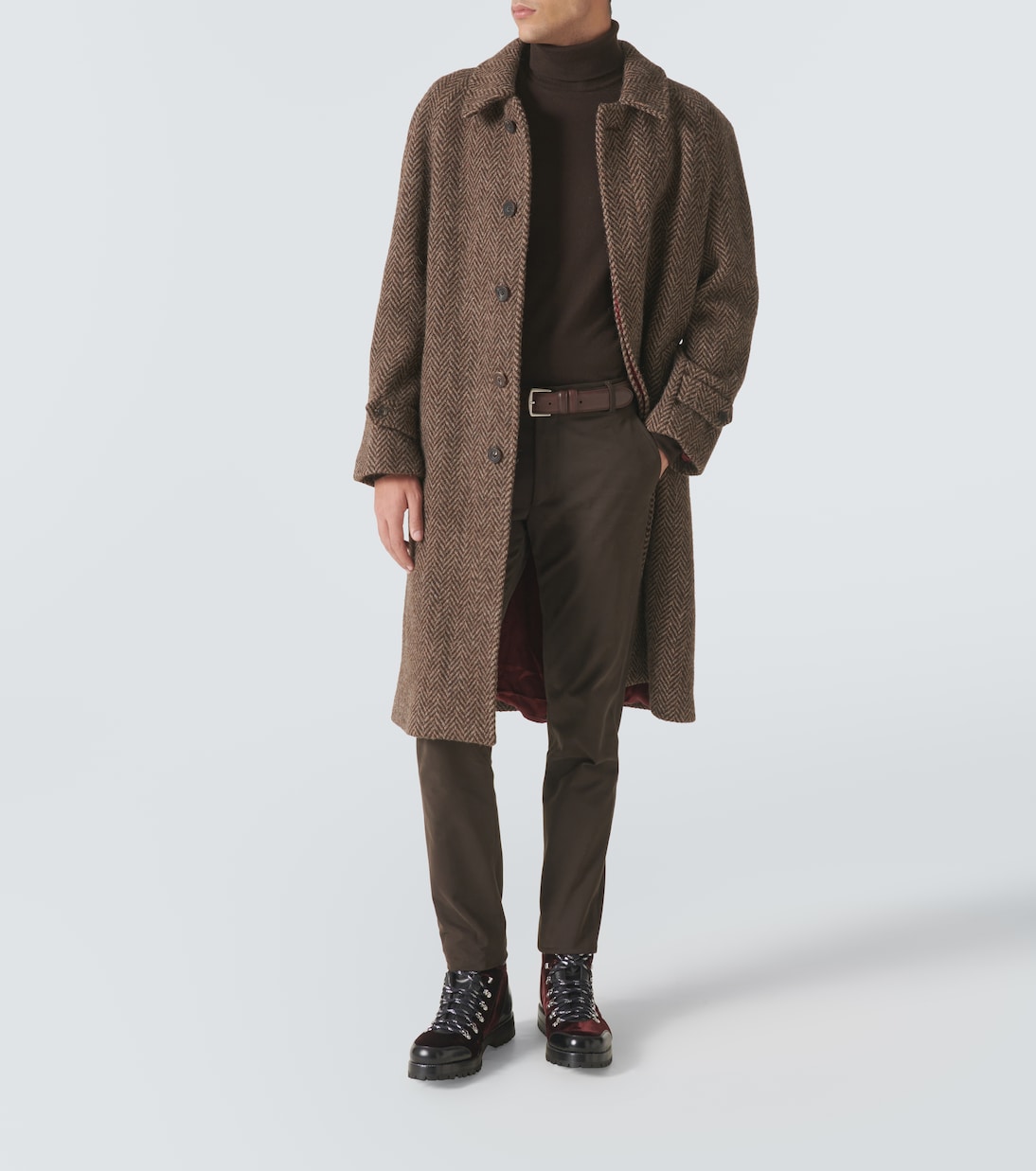 Schnürstiefel Janka aus Samt mit Leder | Manolo Blahnik