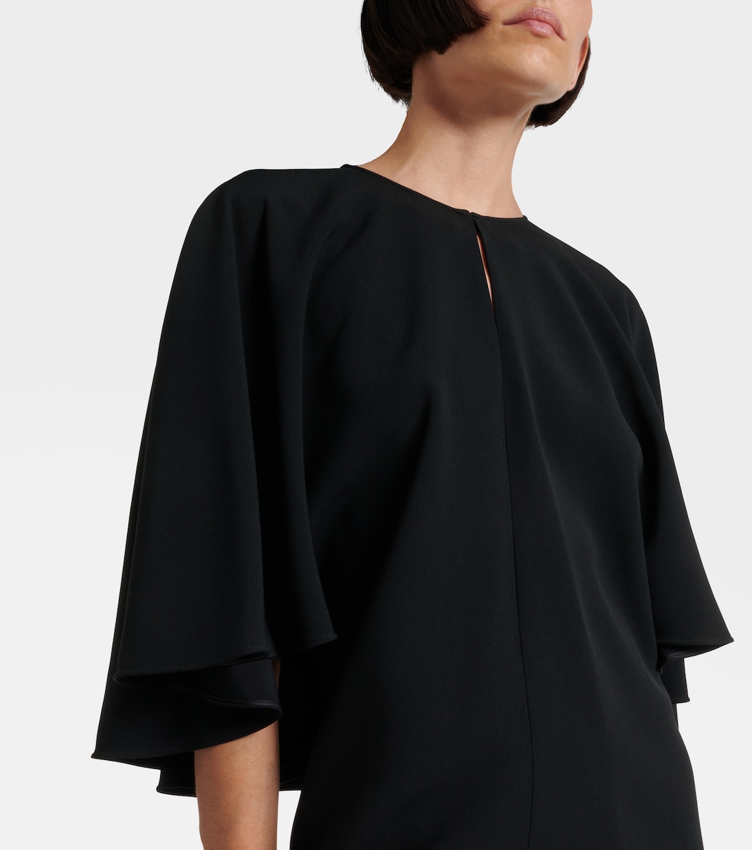 Caped crêpe minidress | Chloé