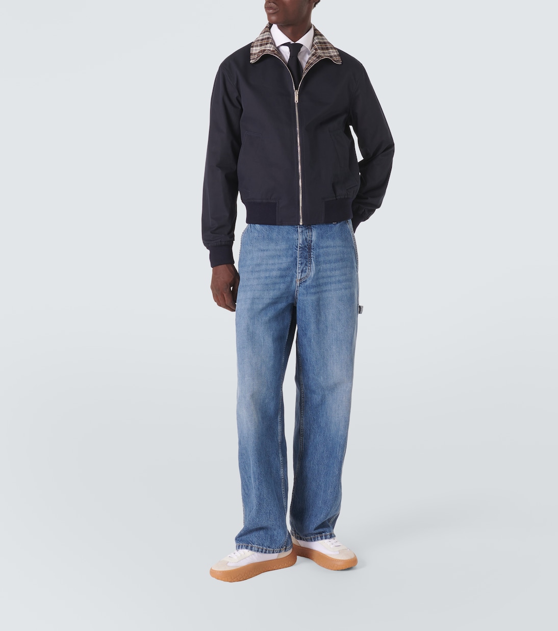 Giacca blouson reversibile in cotone | Bottega Veneta