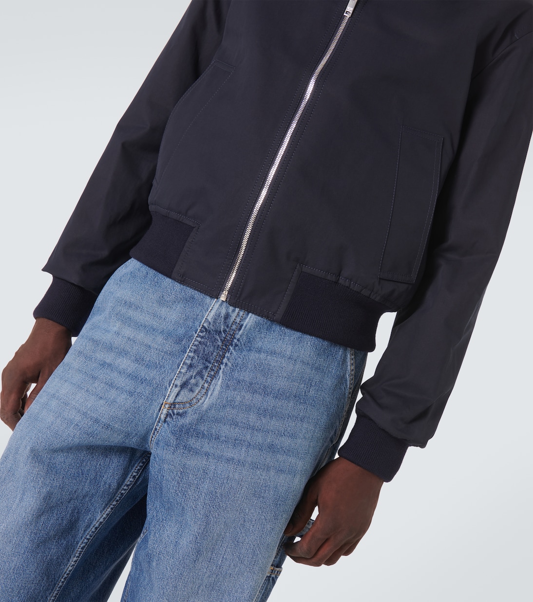 Giacca blouson reversibile in cotone | Bottega Veneta