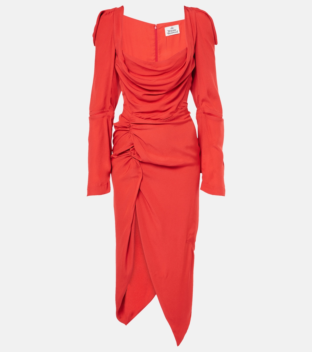 Abito midi asimmetrico con ruches | Vivienne Westwood