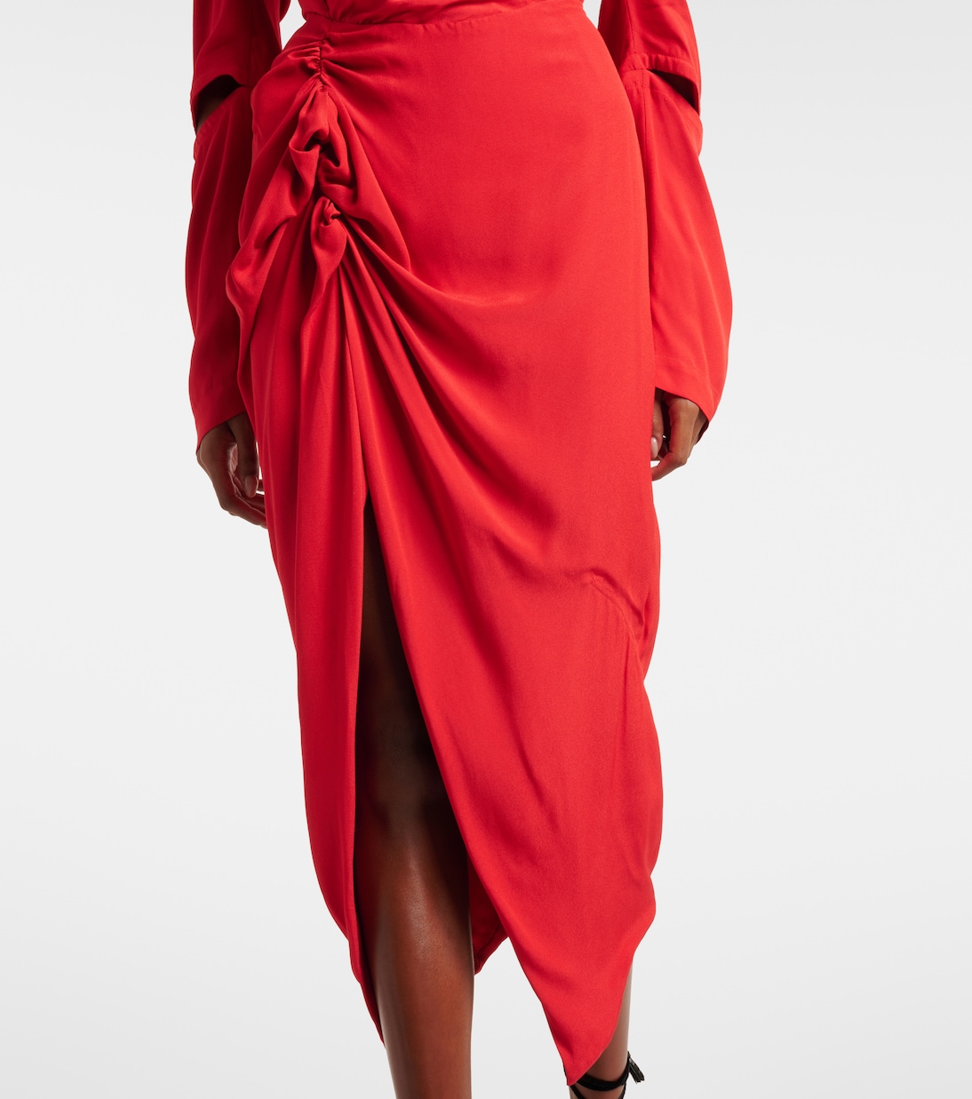 Abito midi asimmetrico con ruches | Vivienne Westwood