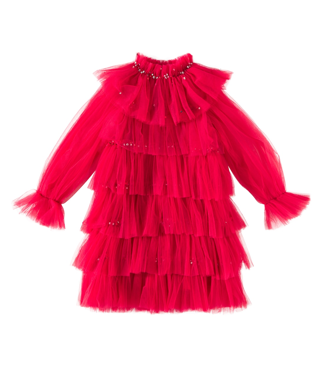Abito Luminous in tulle con volant | Tutu Du Monde