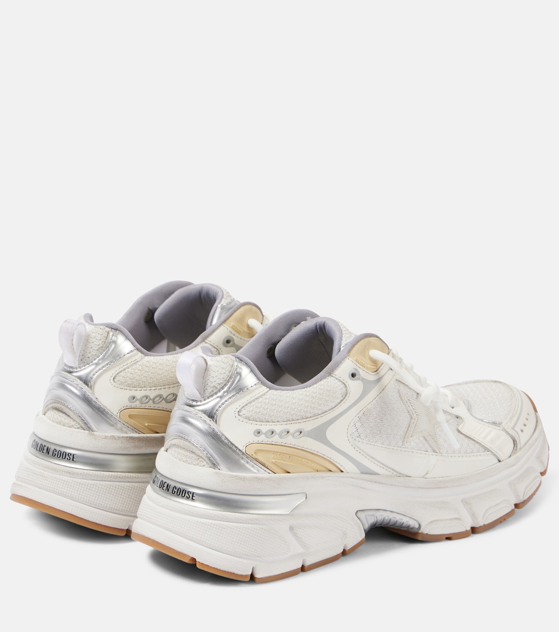 Lightstar leather and mesh sneakers | Golden Goose