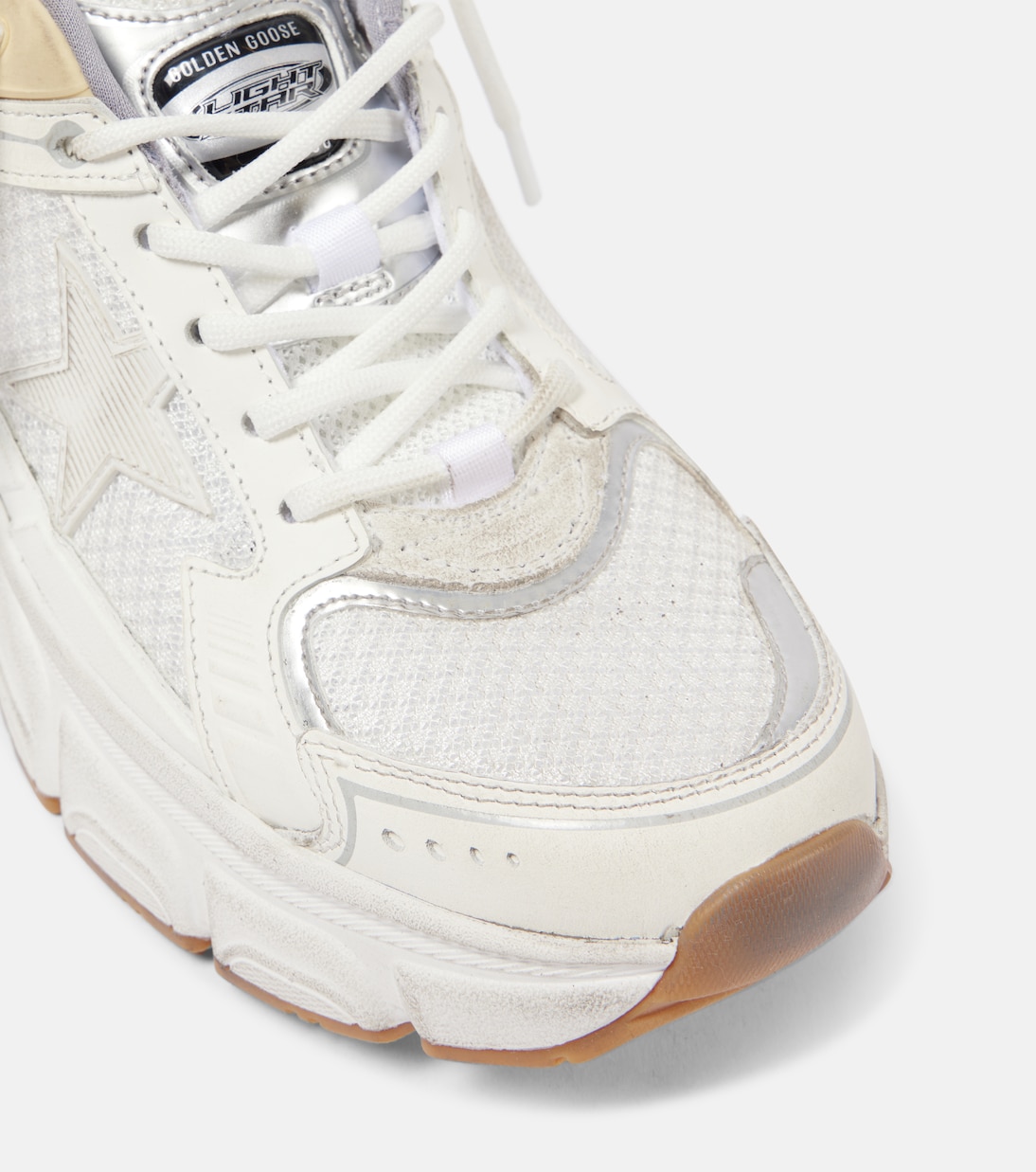Lightstar leather and mesh sneakers | Golden Goose