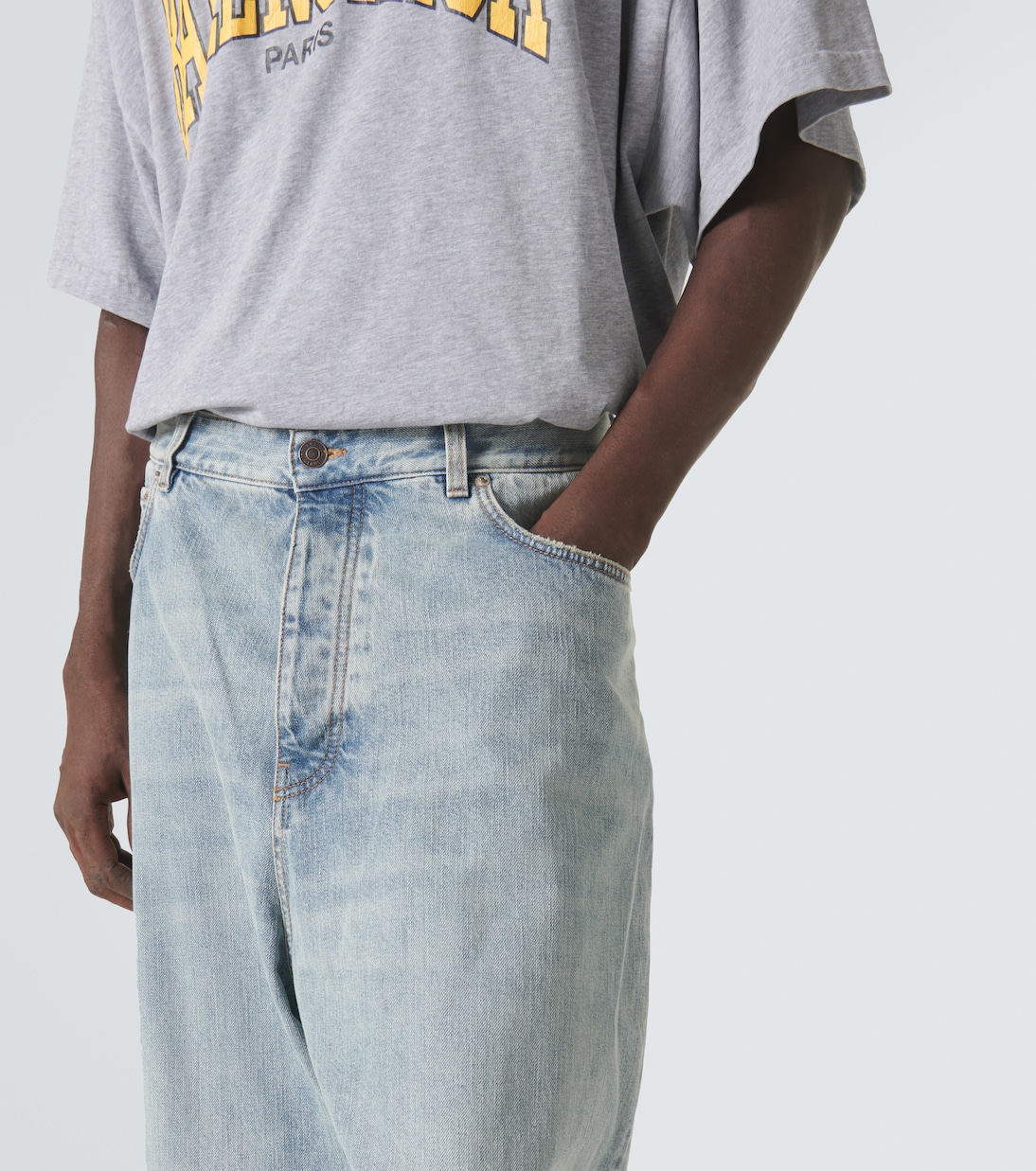Jean ample à taille haute | Balenciaga