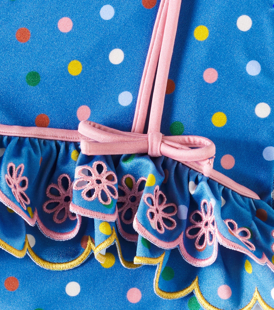 Bestickter Badeanzug Everley | Zimmermann Kids
