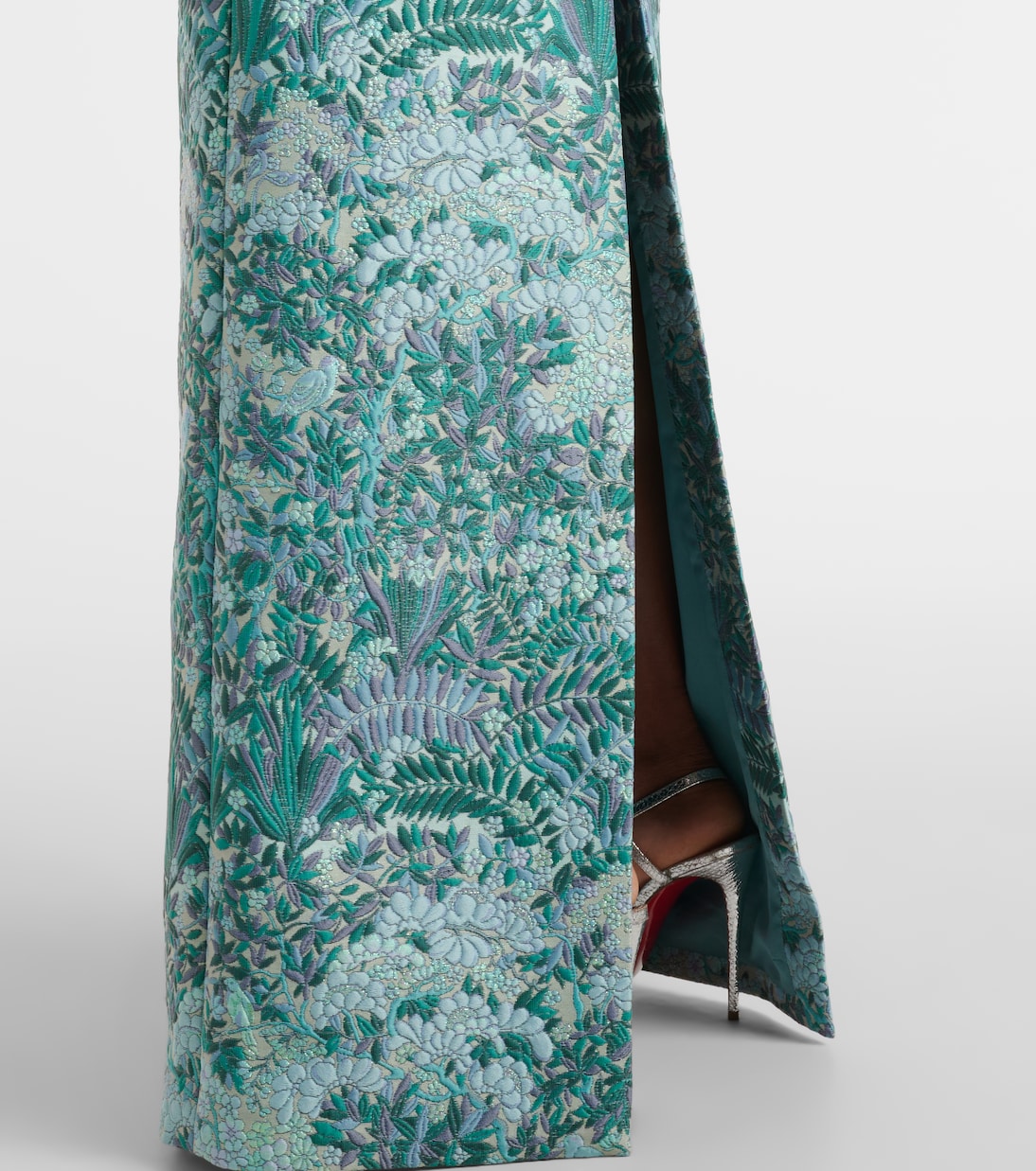 Abito lungo Clover in broccato | Markarian