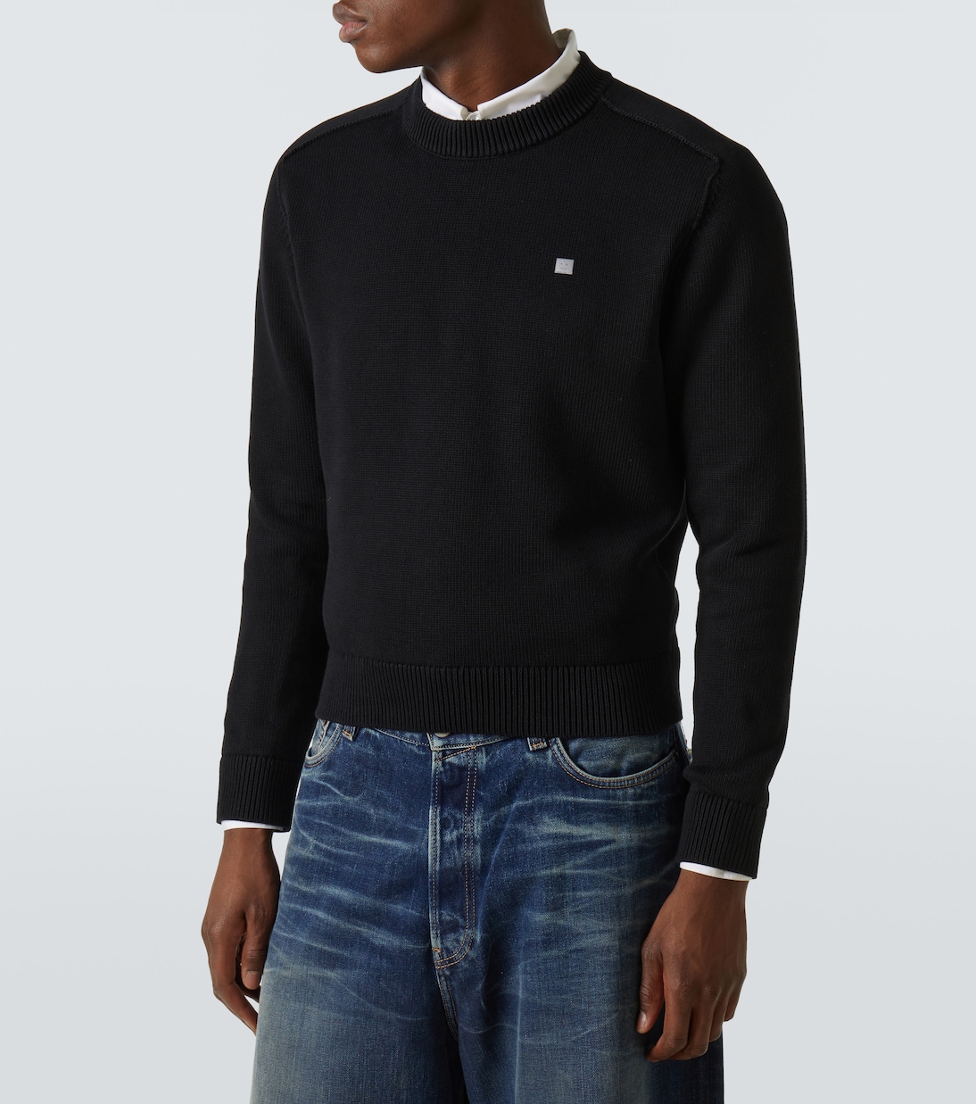 Pullover Face in cotone | Acne Studios