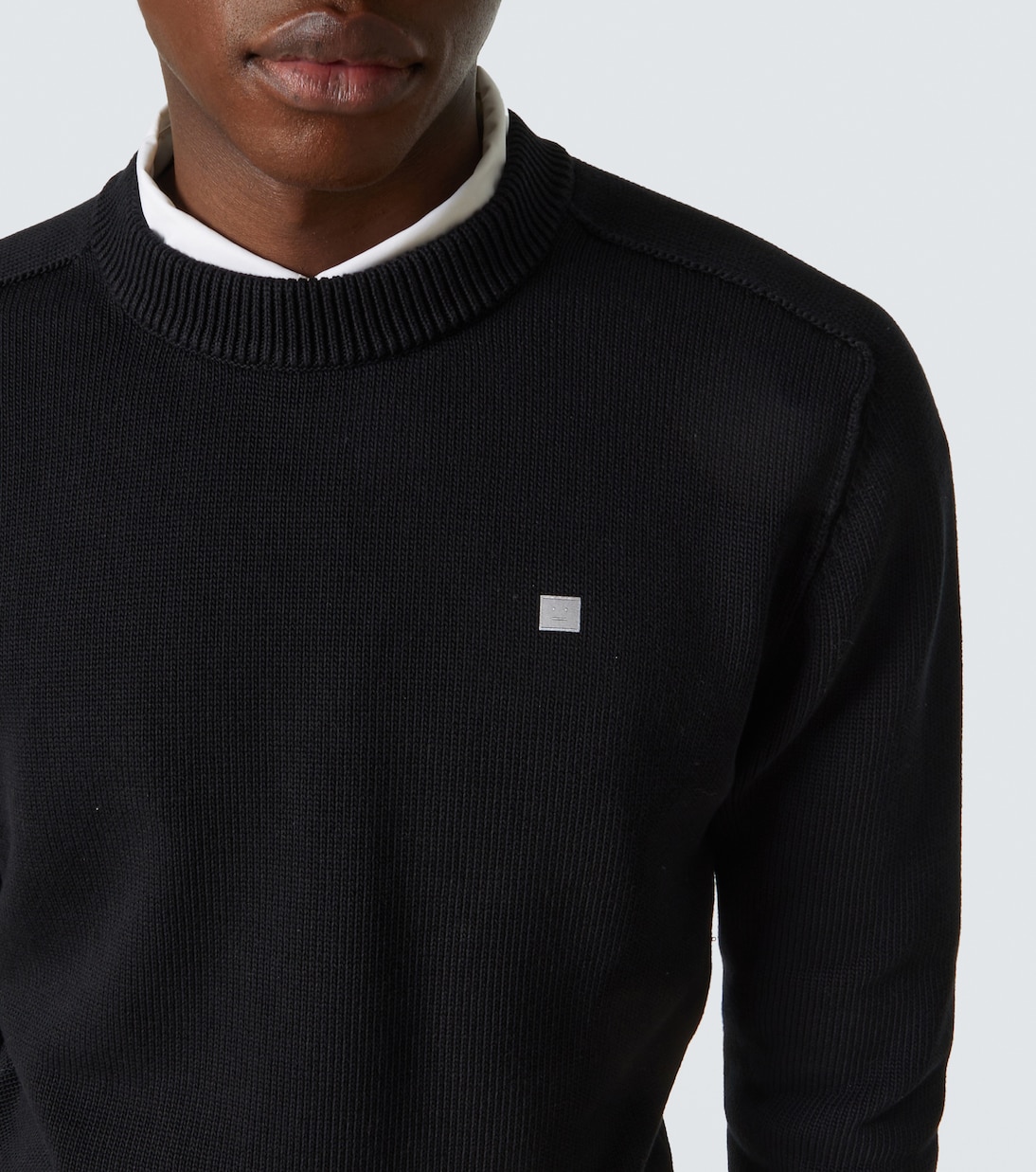Pullover Face in cotone | Acne Studios