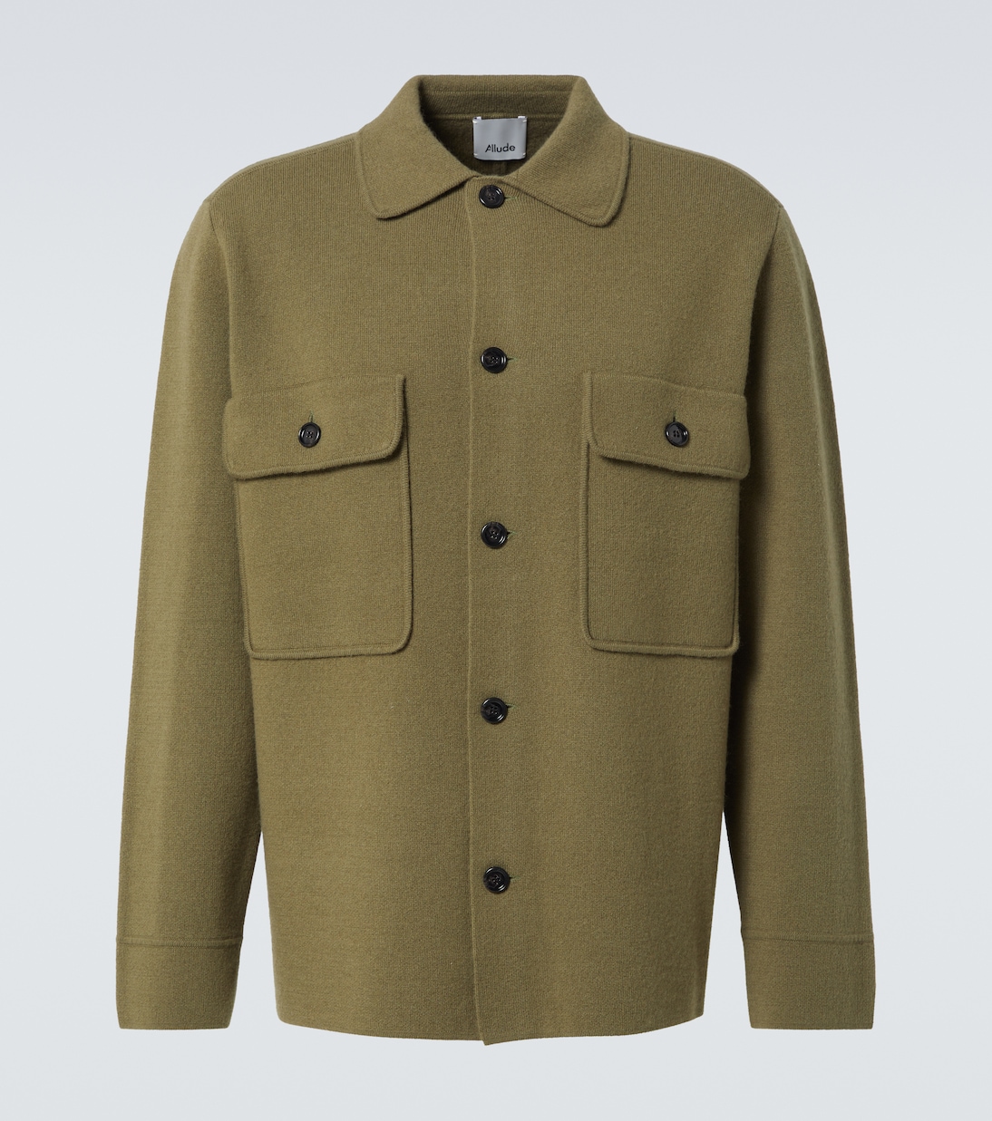Hemdjacke aus Wolle und Kaschmir | Allude