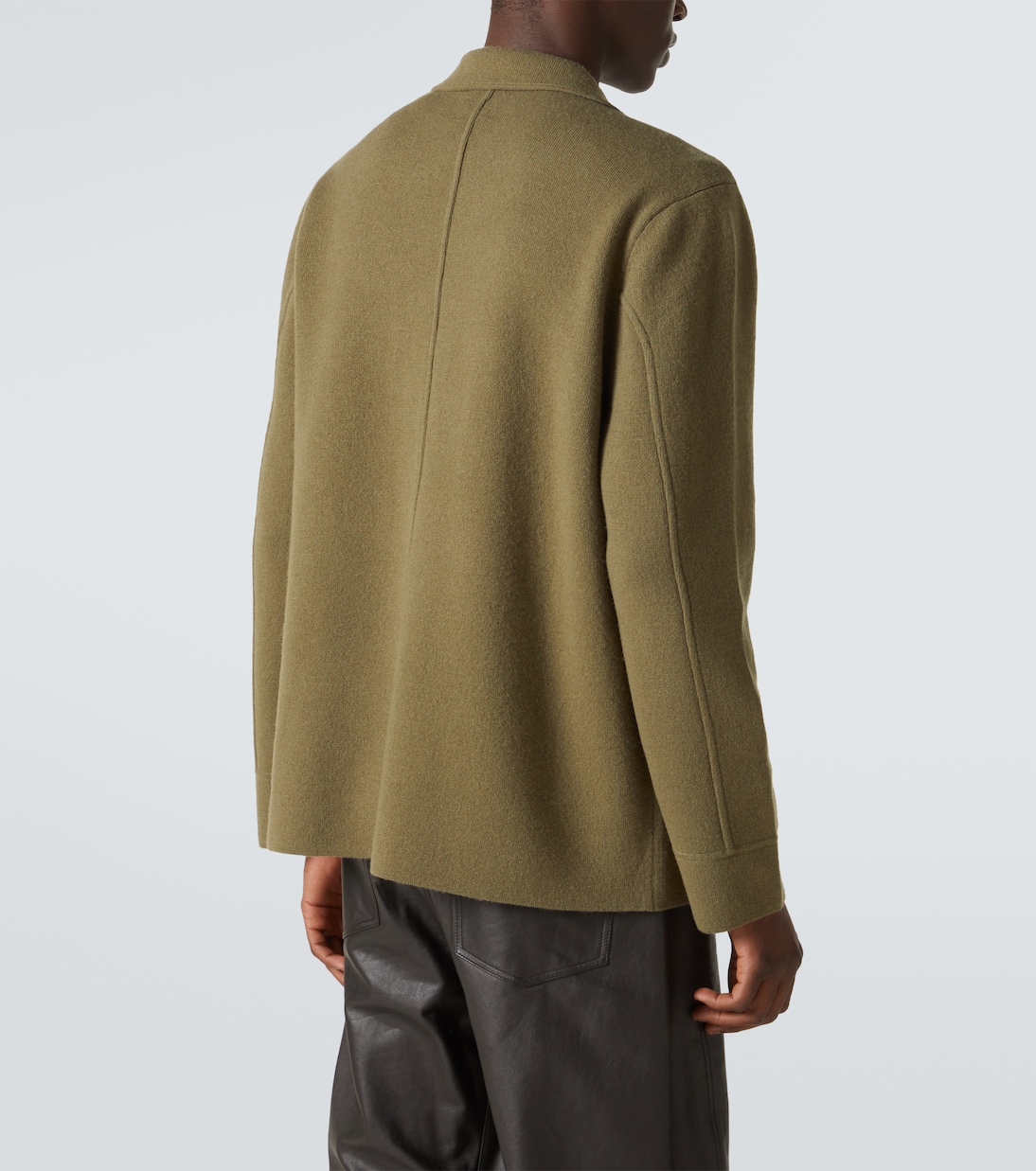 Hemdjacke aus Wolle und Kaschmir | Allude