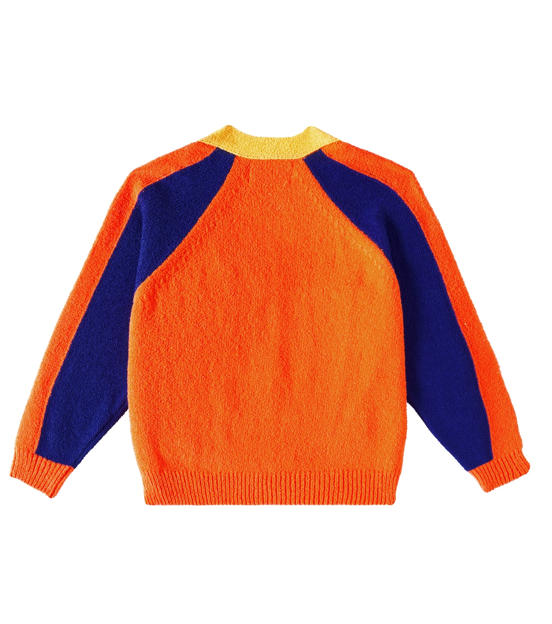 Colorblocked cotton-blend cardigan | Bobo Choses