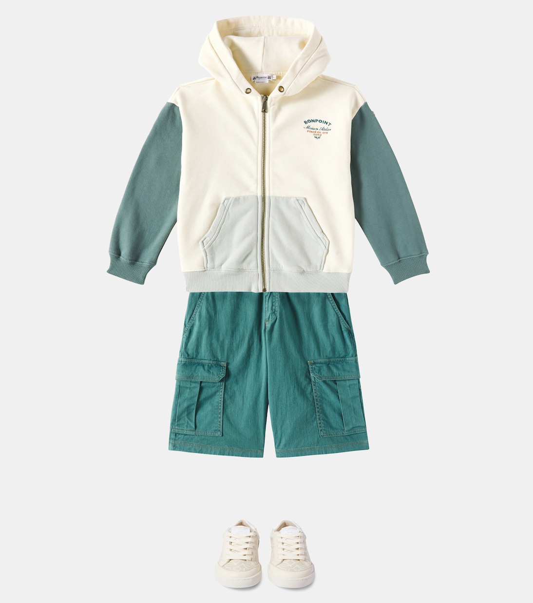 Short cargo Caiman en jean | Bonpoint