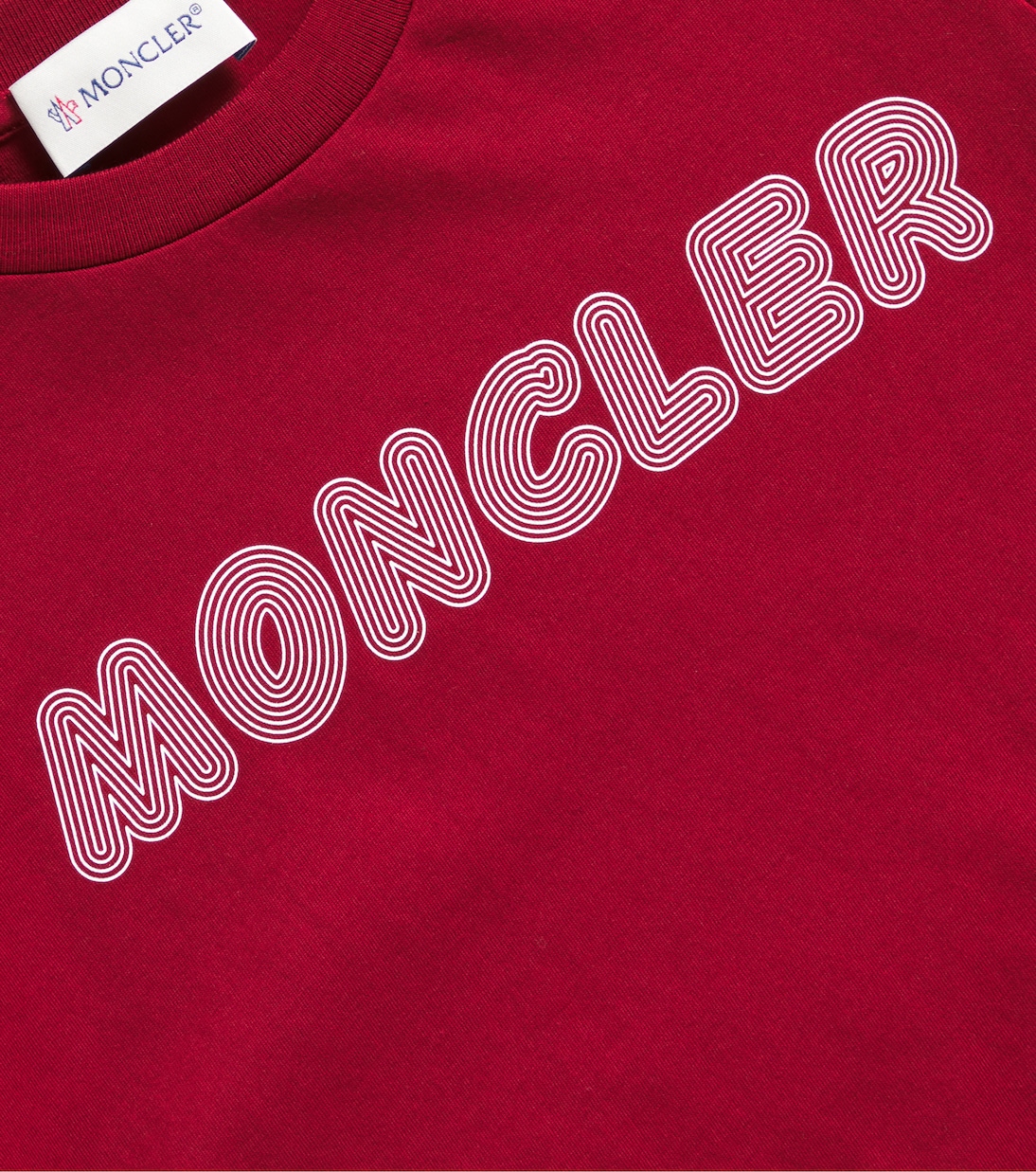 Camiseta en jersey de algodón con logo | Moncler Enfant