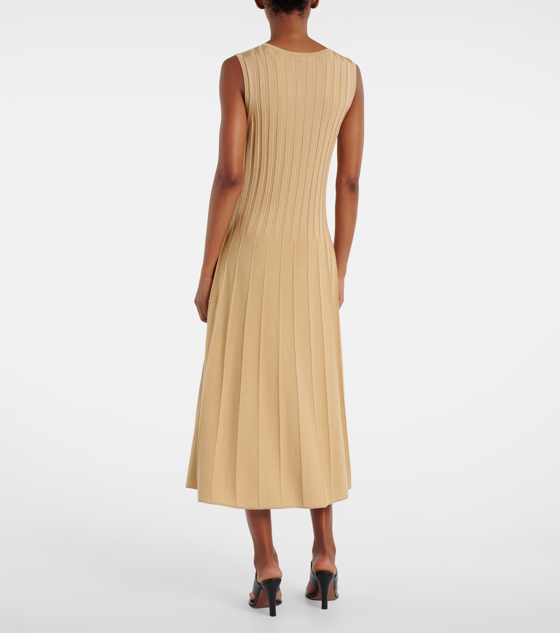 Pleated midi dress | Joseph