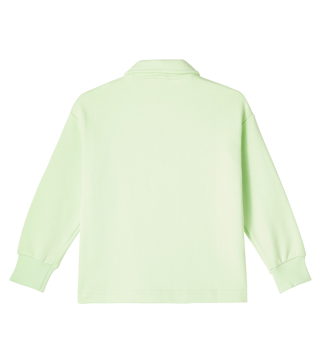 Pullover in cotone con zip  | Il Gufo