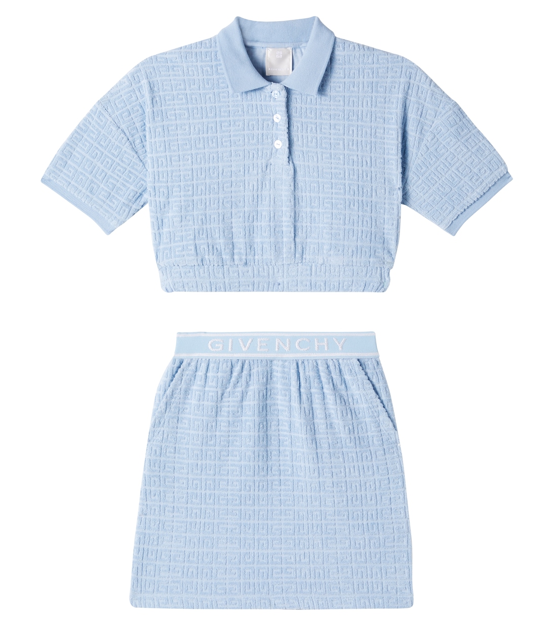 Felpa e gonna in cotone 4G | Givenchy Kids