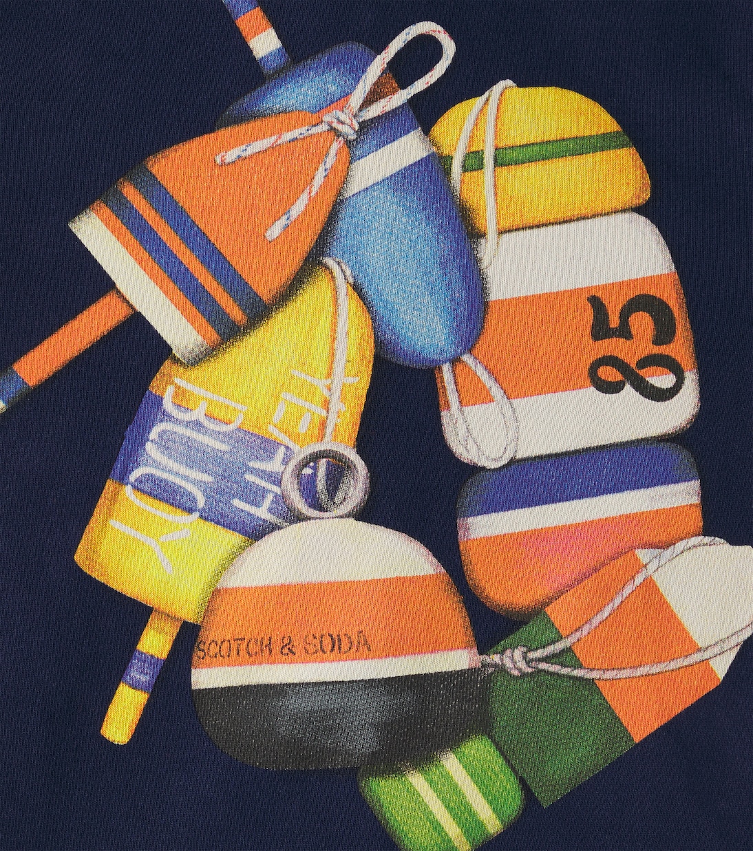 Logo cotton hoodie | Scotch & Soda Kids