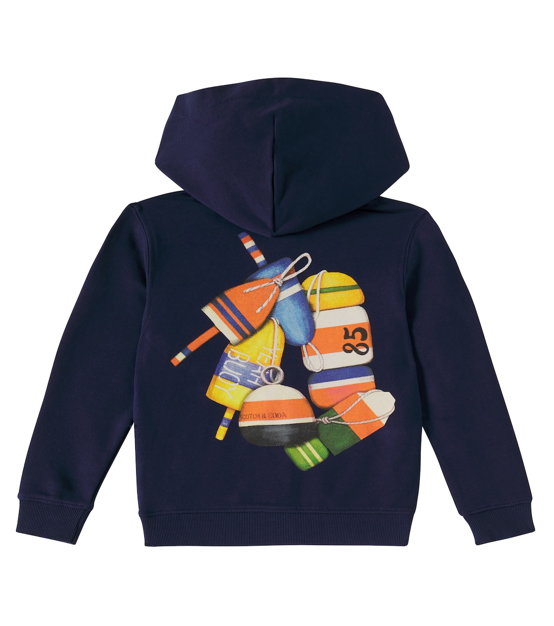 Logo cotton hoodie | Scotch & Soda Kids