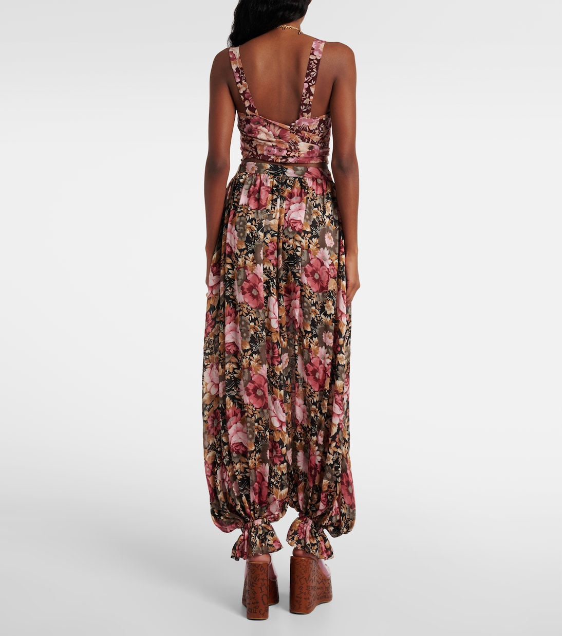 Weite Hose aus Seiden-Charmeuse | Chloé