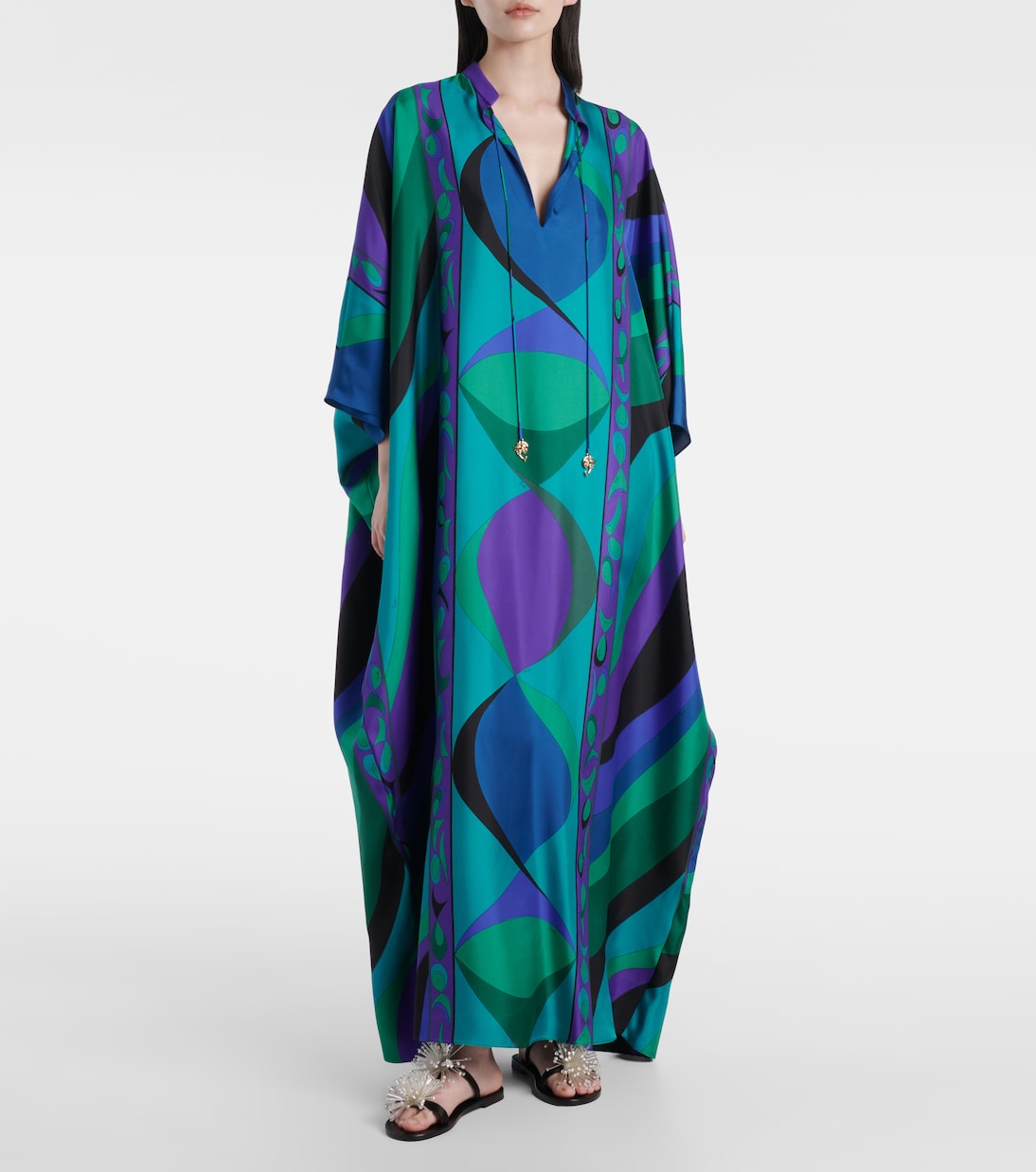 Iride silk kaftan | Pucci