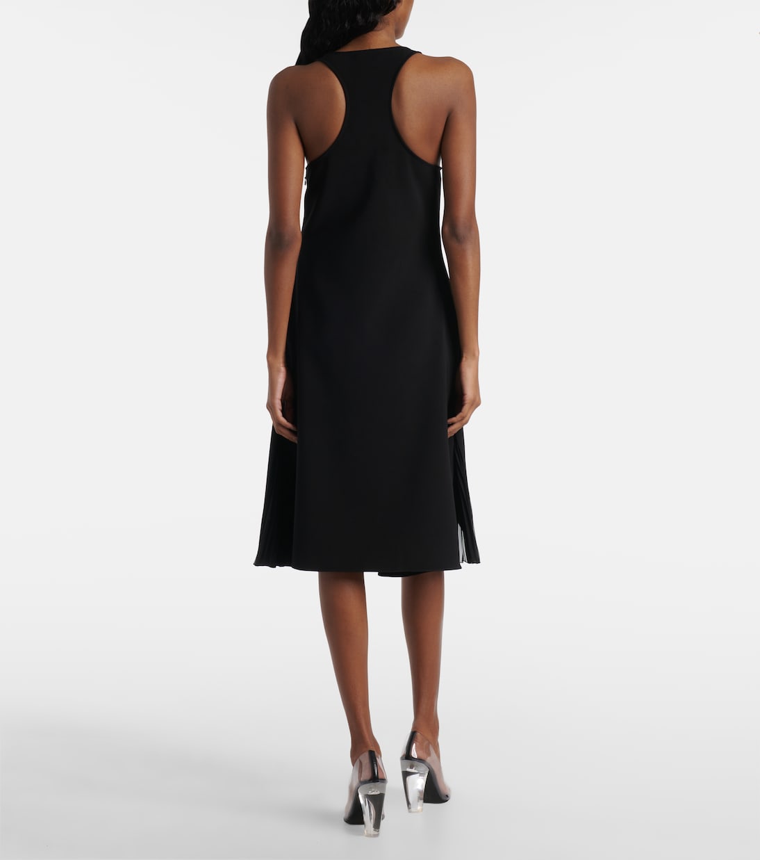 Miniabito asimmetrico Infinity in crêpe | Courrèges