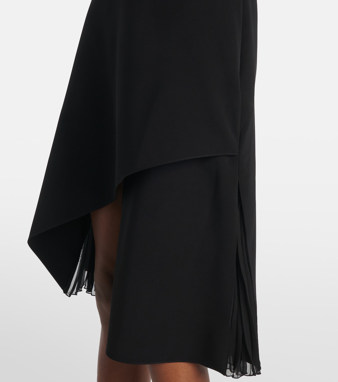 Miniabito asimmetrico Infinity in crêpe | Courrèges