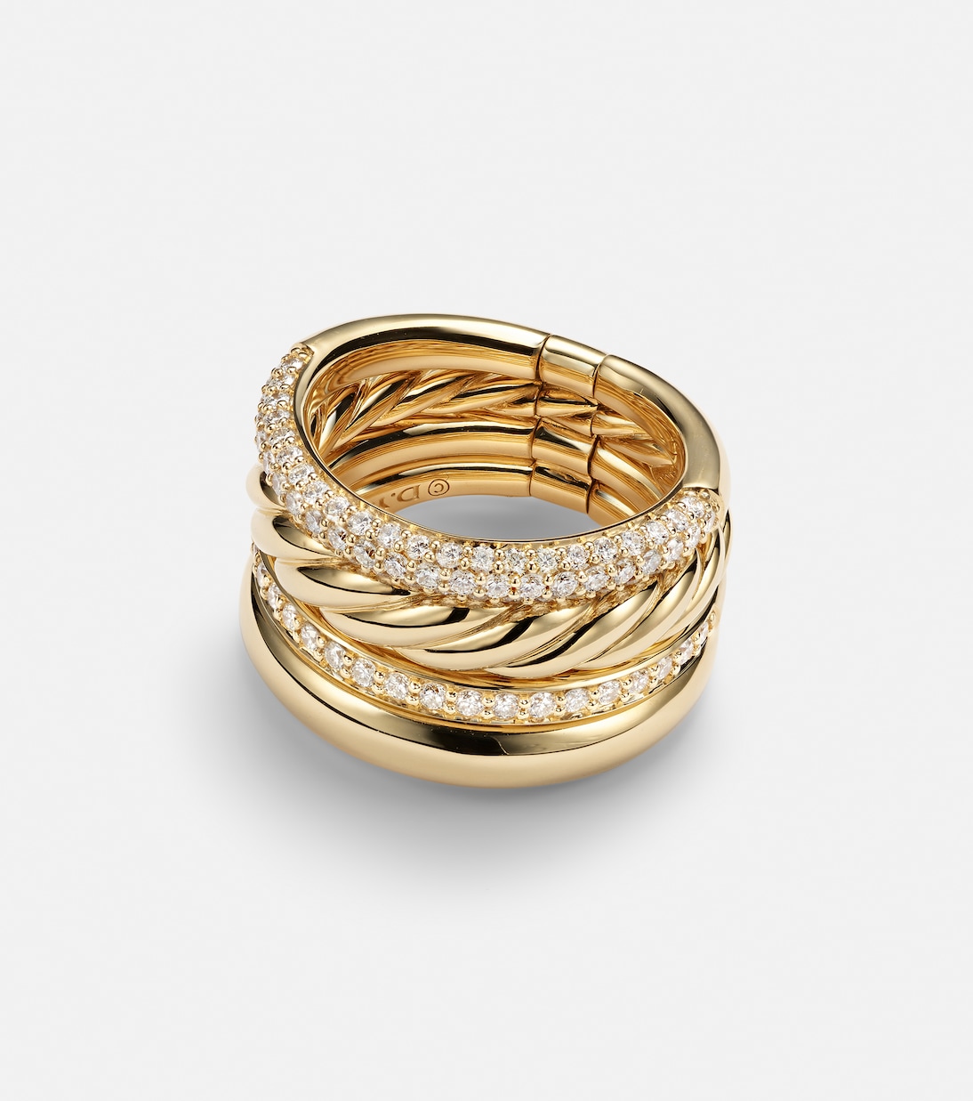 Bague DY Mercer® en or 18 ct et diamants | David Yurman