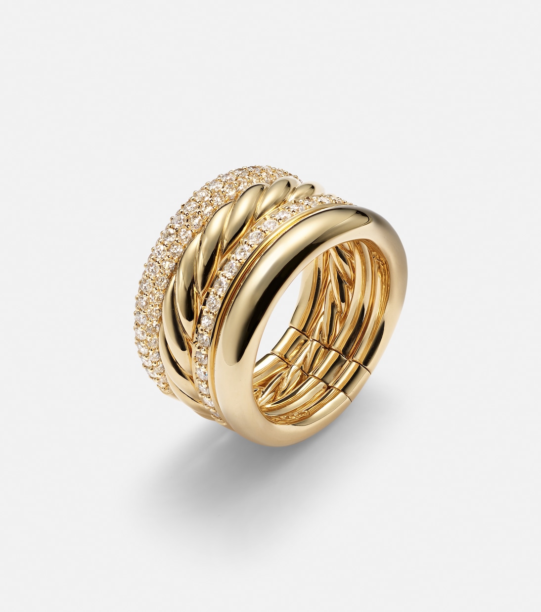 Bague DY Mercer® en or 18 ct et diamants | David Yurman