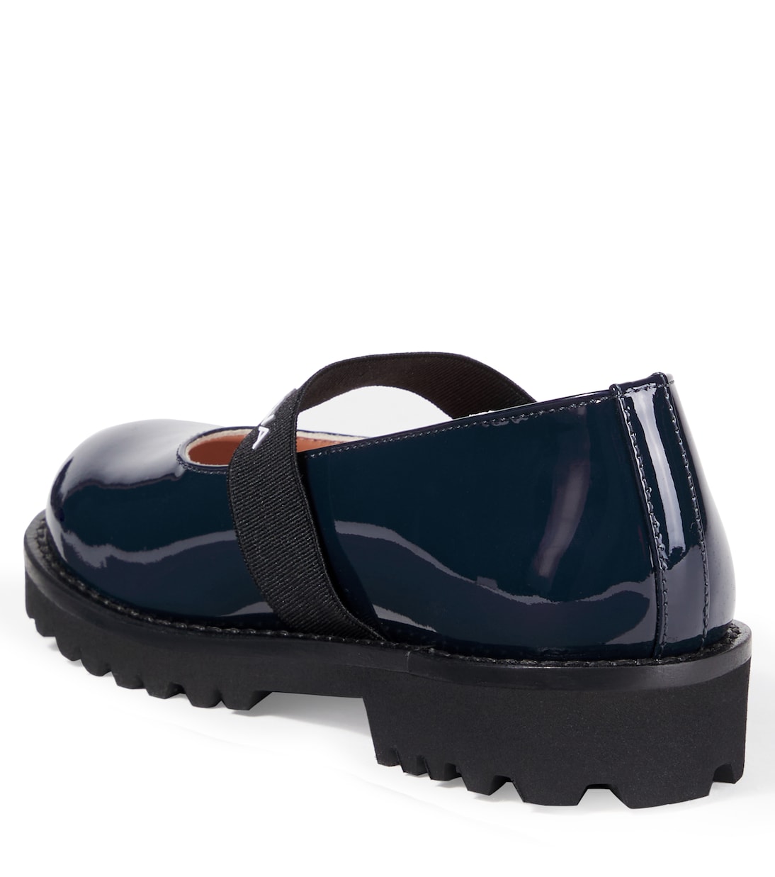 Ballerine Mary Jane in vernice con logo | Dolce&Gabbana Kids