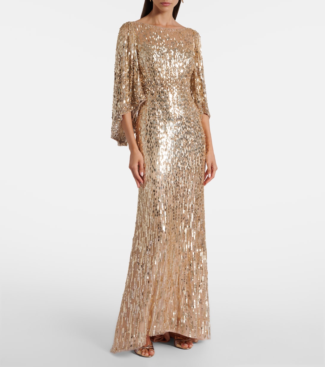 Ines sequined gown | Jenny Packham