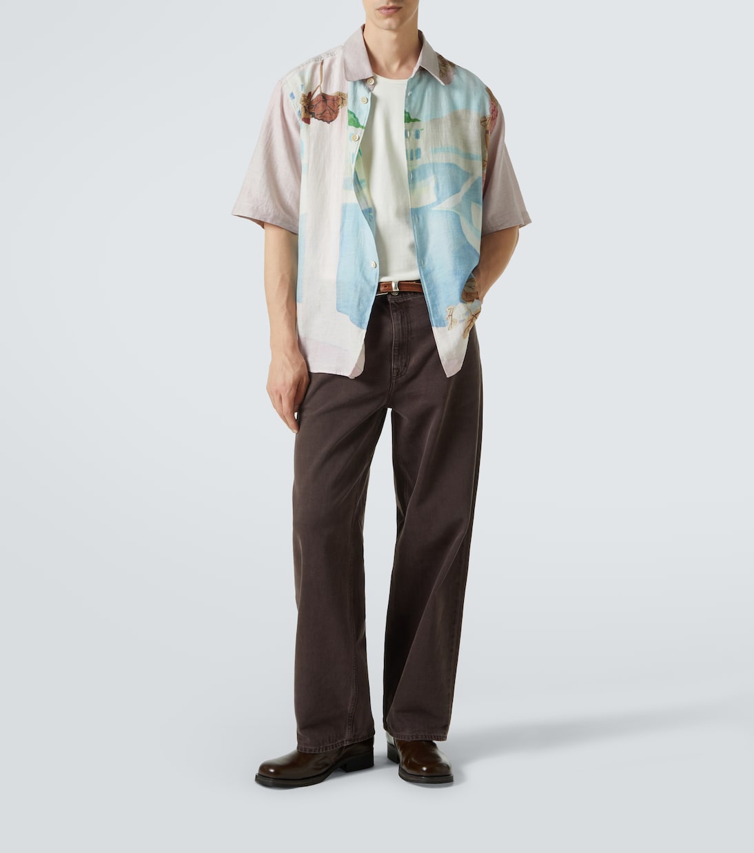 Chemise Beyond imprimée en coton et soie | Our Legacy