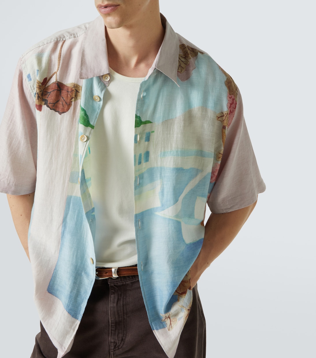 Chemise Beyond imprimée en coton et soie | Our Legacy