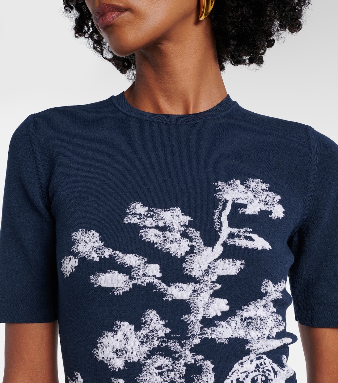 Jacquard top | Erdem